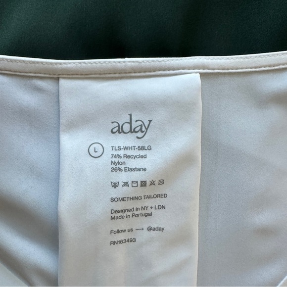 Aday Something Tailored Shirt in White Size L - Picture 11 of 12